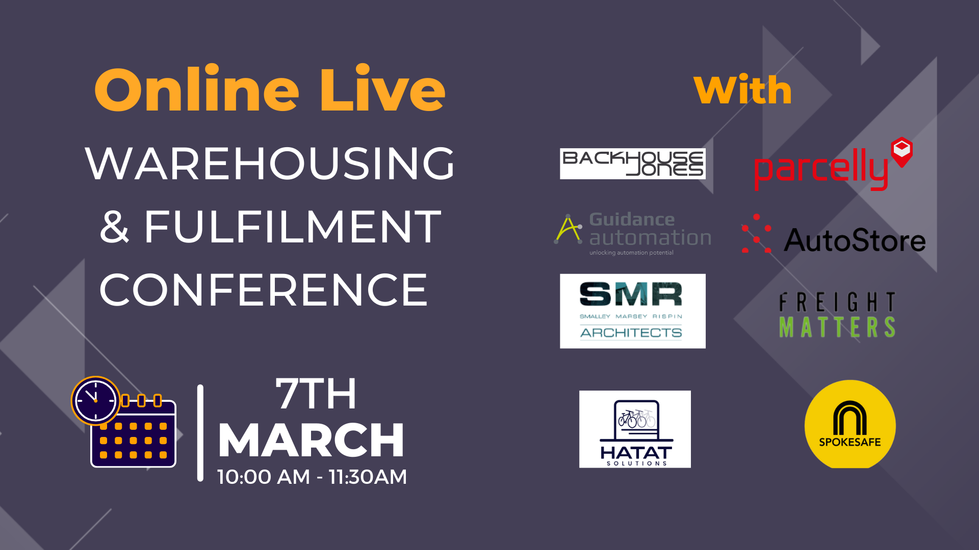 LIVE NOW! Warehousing Online Conference