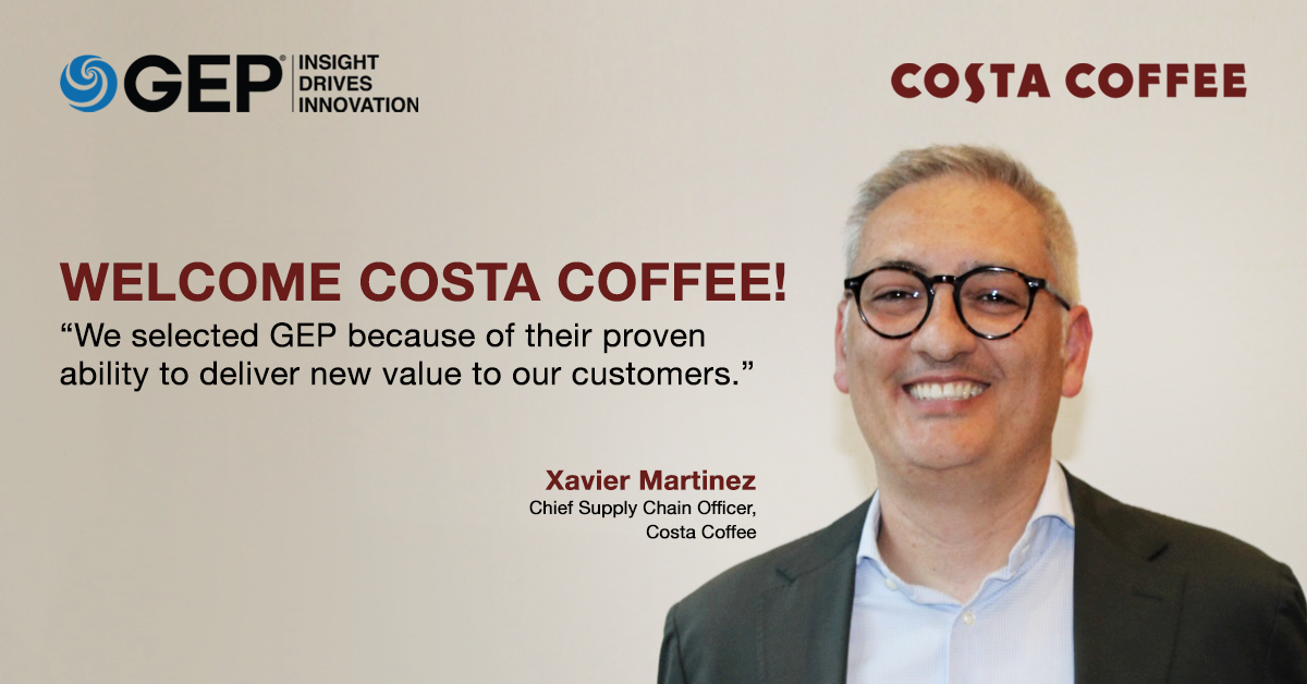 Costa Coffee Chooses GEP To Transform Its Source-to-Contract Process
